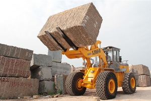 Carregador de empilhadeira de pedra de 18 toneladas